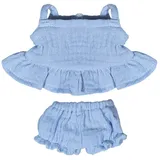 MINILAND BABY Kleidung für 21 cm Puppe Sommerkleid Blau