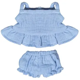 MINILAND BABY Kleidung für 21 cm Puppe Sommerkleid Blau