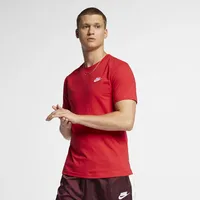 Nike Sportswear Club Herren-T-Shirt University Red/White L