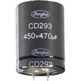 JIANGHAI ECS2WBW471MT6P23550 Elektrolyt-Kondensator SnapIn 10mm 470 μF 450V 20% (Ø x H) 35mm x 50mm 1St.