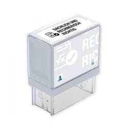 Office SF30 Lagertext Stempel mit Text "Sachlich und Rechnerisch
