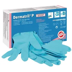 HONEYWELL Einweghandschuhe Dermatril P 743 Größe 10 blau ( 4000371736 )