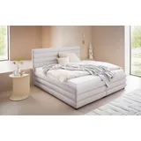 LeGer Home by Lena Gercke Polsterbett "Maylis", beige (creme), B:192cm L:211cm, 100% Polyester, LEGER HOME BY LENA GERCKE, Betten, Polsterbett ohne Bettkasten Polsterbett, wahlweise mit und ohne Matratze und Lattenrost, auch in 200cm Breite