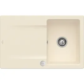 Villeroy & Boch Siluet 45 rechts Einbauspüle ivory Excenterbetätigung 800 x 510 mm