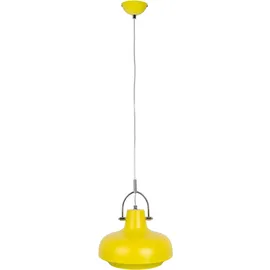 Nowa Hängeleuchte "LIEKE", zitronengrün, 1, Ø 26cm H: 150cm, 1 Stk., Leuchten, Zitronengrüne Hängeleuchte Metall verchromt, ø 260mm, E27 40W, Hängeleuchte