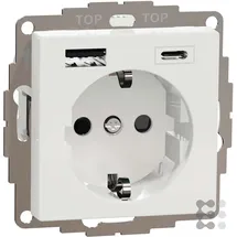 Elso Steckdose mit BRS und USB ELG365354