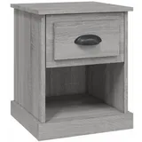 vidaXL Nachttisch Grau Sonoma 39x39x47,5 cm Holzwerkstoff