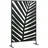 Outsunny Garten-Paravent 122 x 45 x 198 cm Schwarz Stahl 1 St.