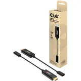 Club 3D HDMI-Adapterkabel HDMI-A Stecker zu USB-C Buchse 22,00 cm Schwarz