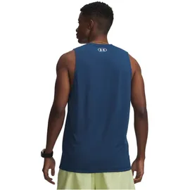 Under Armour Tech Tanktop Blau L