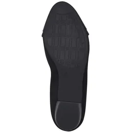 Jana Pumps Kleiner Absatz Vegan, Schwarz 39 EU