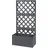 [en.casa] Pflanzkasten mit Spalier Amstelveen 135 x 65 x 30 cm Grau