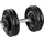 MOVIT Kurzhantel Set Gusseisen Kurzhantel 25 kg schwarz/silber