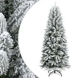 vidaXL Künstlicher Weihnachtsbaum Beschneit 180 cm PVC&PE