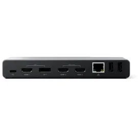 Alogic DV4 Universal Quad Display Docking Station Space Grey