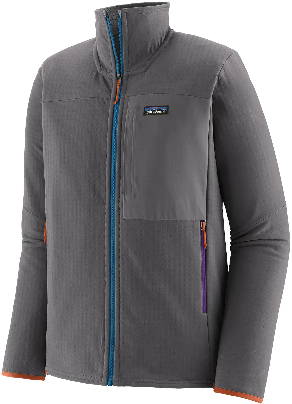 Patagonia Herren R2 TechFace Jacket, XXL - forge grey