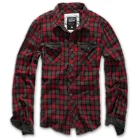 Brandit Textil Brandit Duncan Hemd, rot/braun, Größe 6XL