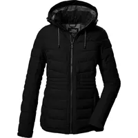 KILLTEC Damen Steppjacke mit abzippbarer Kapuze/Funktionsjacke ist wasserabweisend KOW 10 WMN QLTD JCKT, schwarz, 42