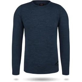 normani Outdoor Sports Merino Langarmshirt Herren Melbourne Blau M