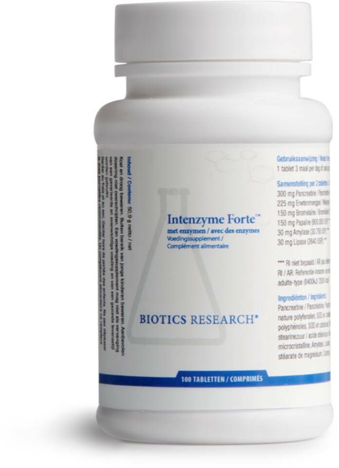 Biotics Intenzyme ForteTM 100 pc(s) comprimé(s)