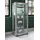 VCM Standvitrine Kavisa L 50 x 38 x 115 cm Silber