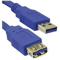 MediaRange USB3.0 Verlängerungskabel A/A 3m blau (MRCS145)
