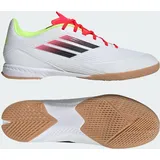 Adidas F50 League Football Boots Indoor Fußballschuhe, Cloud White/Core Black/Solar Yellow 43 1/3