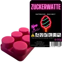 WonderWax Neon Duftriegel 6 x Duftwachs Kreise Wachsmelt Duftwachs Raumduft für Duftlampen Soja Wachs Melts Duftmelt Aroma Wellnes Kerzen Wärmer Wax Tarts Zuckerwatte