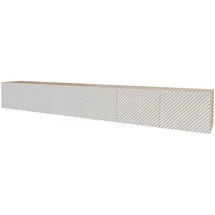 altdecor ZENO Lowboard 300 cm Weiß Holz