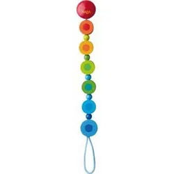 HABA 002641 Schnullerkette Regenbogen (4 Stück pro Motiv)