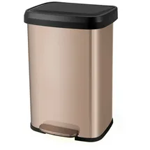 Costway Mülleimer 50 l Gold