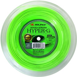 Solinco Tennissaite Hyper G SOFT (Haltbarkeit+Touch) grün 200m Rolle