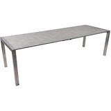 Garden Pleasure Edelstahl Ausziehtisch SIENNA Garten Gartentisch Outdoor Esstisch Tisch Terrasse