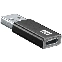 Cellular Line Adapter von USB auf USB-C Wandelt den USB-Anschluss in USB-C um