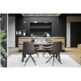 Rowico Stuhl Lowell Leder Braun 2er Set