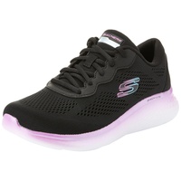 SKECHERS Damen Sneaker Skech-LITE PRO Stunning Steps, Schwarzes Netz, violetter Rand, 39