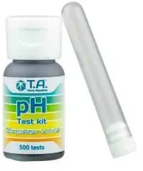 pH Test-Kit | 60ml | ausreichend für 1000 pH-Tests | Terra Aquatica (GHE)