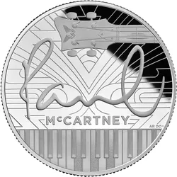 5oz Silbermünze „The Beatles – Paul McCartney“
