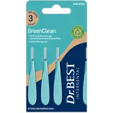Dr.Best GreenClean Interdental, Size 3, 6 Stück - Interdentalbürsten für eine sanfte Reinigung der Zahnzwischenräume