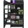 Phoenix Hochbett Minecraft 120 x 200 cm Holz schwarz
