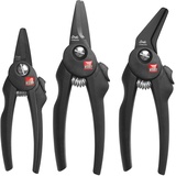 Bessey COMBI-SET-A, Aktionsset mit 3 Combi-Scheren, Mehrzweck-Universalschere aus Edelstahl, Haushaltsschere, Allesschneider, Multifunktionsschere