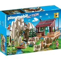 Playmobil Action Kletterfels mit Berghütte 9126