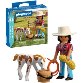 Playmobil Horses of Waterfall DuoPack Reiterin mit Fohlen 72026