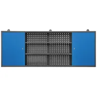 Jan Nowak Hängeschrank Stahl 160 x 20 x 60 cm Anthrazit/Blau abschließbar