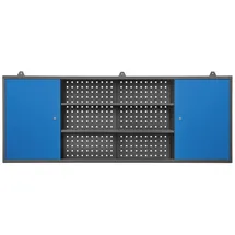 Jan Nowak Hängeschrank Stahl 160 x 20 x 60 cm Anthrazit/Blau abschließbar