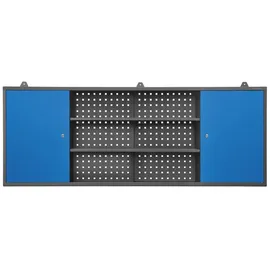 Jan Nowak Hängeschrank Stahl 160 x 20 x 60 cm Anthrazit/Blau abschließbar
