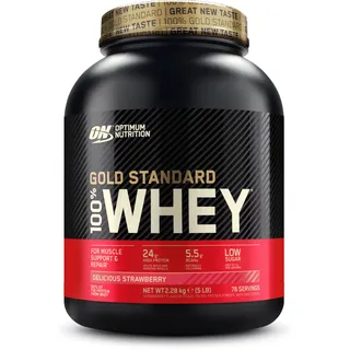 Optimum Nutrition  Gold Standard 100% Whey Strawberry Pulver 2273 g