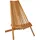 Beliani Bellano Gartenstuhl 88 x 83 x 88 cm braun 2 St.