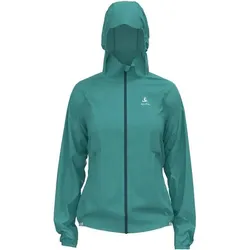 ODLO Damen Jacke ZEROWEIGHT DUAL DRY WATER RESIANT, jaded, XL