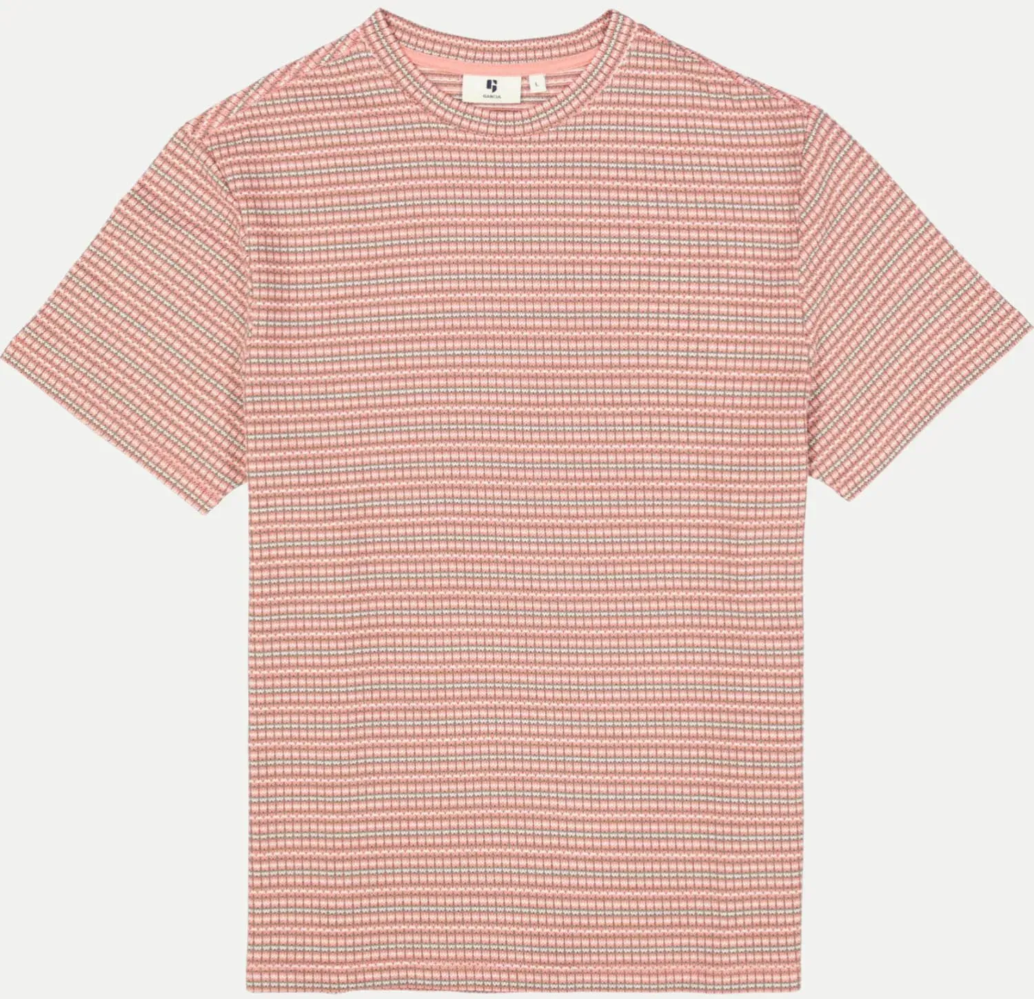 Gestreiftes T-Shirt Rosa XXL